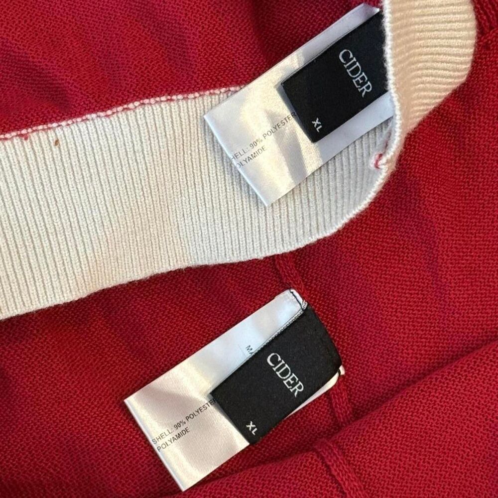 Red Knit Matching Set - Picture 5 of 5